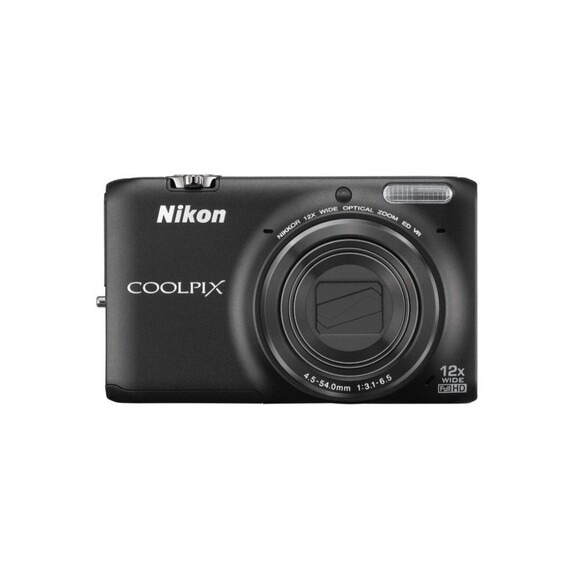 Nikon Other - Nikon Coolpix S6500 Digital Camera 16MP 12X Optical Zoom Smile Detection Black